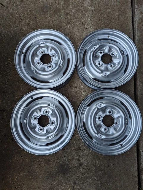 Ah Sprite Bugeye Mg Midget Set Of 4 Wheels 13 Inch Ah Sprite Bugeye Mg Midget Set Of 4 Wheels 13 Inch