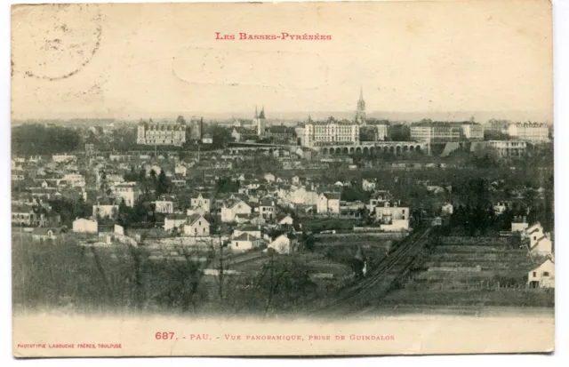 CPA - Carte Postale - France - Pau - Vue Panoramique - 1921 ( CP5353 )