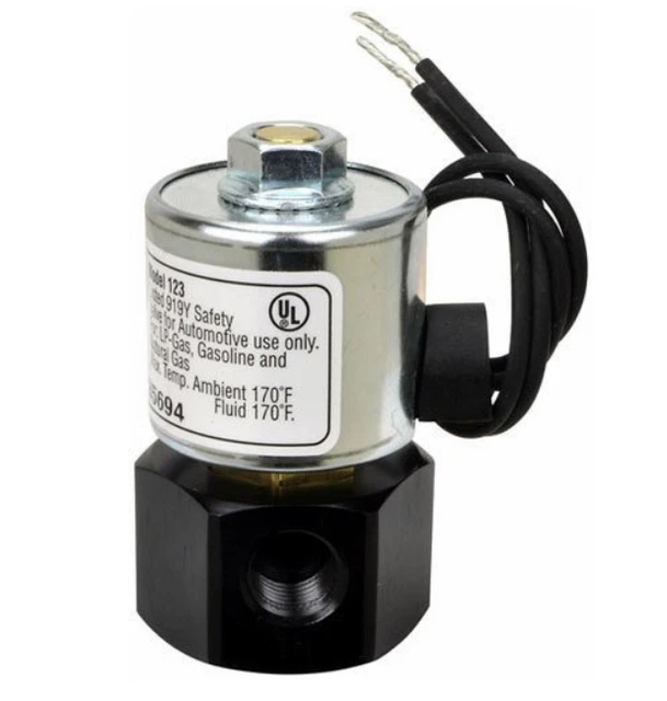 SOLENOID VALVE 12 Volt Fuelock Lock Off Valve 90 Degree Propane Liquid