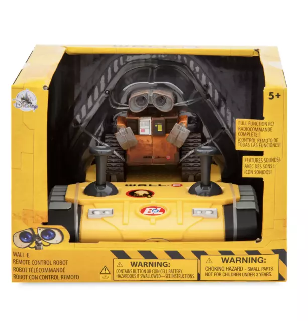 Disney Pixar WALL•E Remote Control Robot Features Character Sounds New with Box