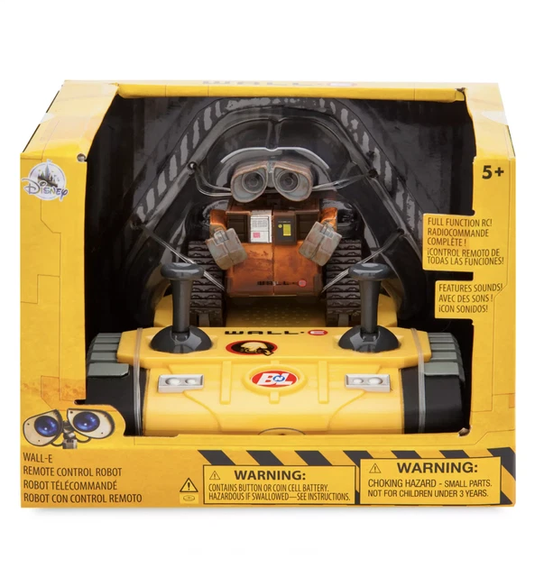 DISNEY PIXAR WALL E Remote Control Robot Features Character Sounds New