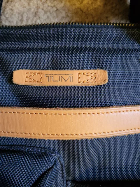 Tumi Dalston SLIM Travel Brief Briefcase Business Laptop Navy 6101NVY
