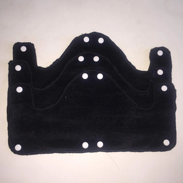 Black Big Hard Hat Sweatband,Reusable Washable Terry Cotton Hard Hat Liner sn...