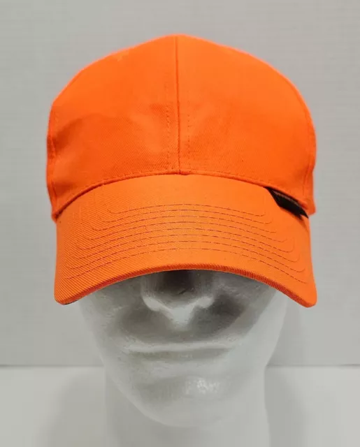 Pre Owned Mossy Oak Hunter Blaze Orange Adjustable Hat Cap