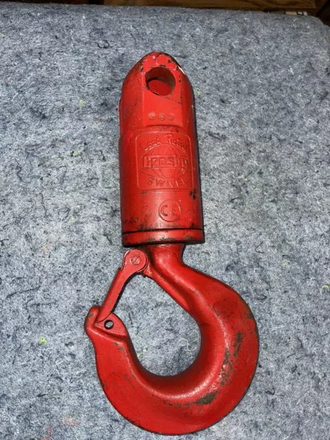 Crosby 6 ton jaw and hook swivel Crosby 6 ton jaw and hook swivel