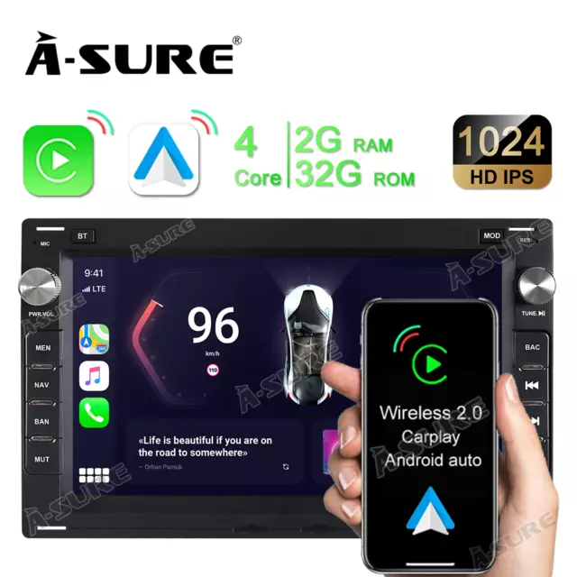 Android12 Autoradio Navi GPS BT DAB 7" für VW GOLF4 PASSAT B5 T5 JETTA Polo MK4