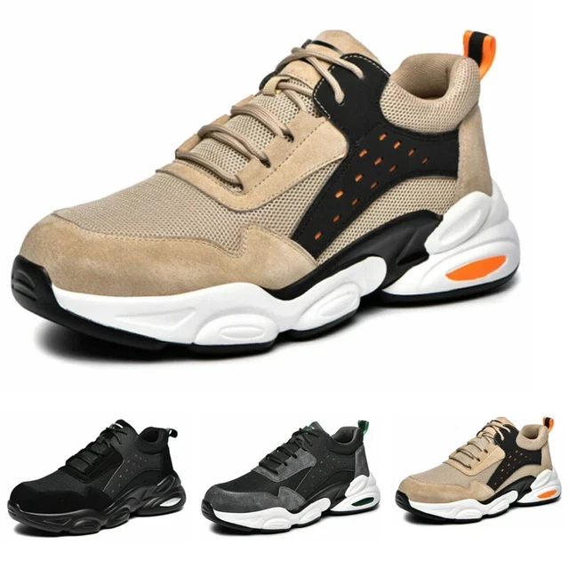 Mens Womens Safety Shoes Work Lightweight Trainers Steel Toe Cap Hiking