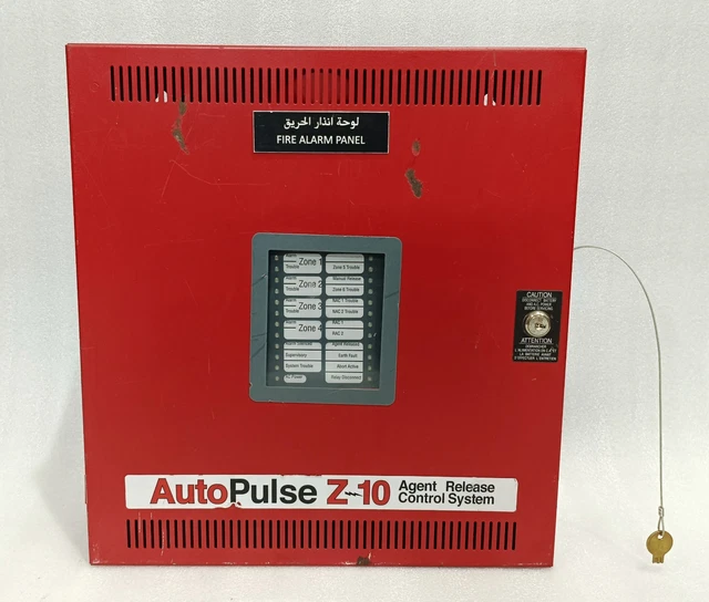 ANSUL AUTOPULSE Z-10 Agent Release Control Panel FACP Fire Suppression ...