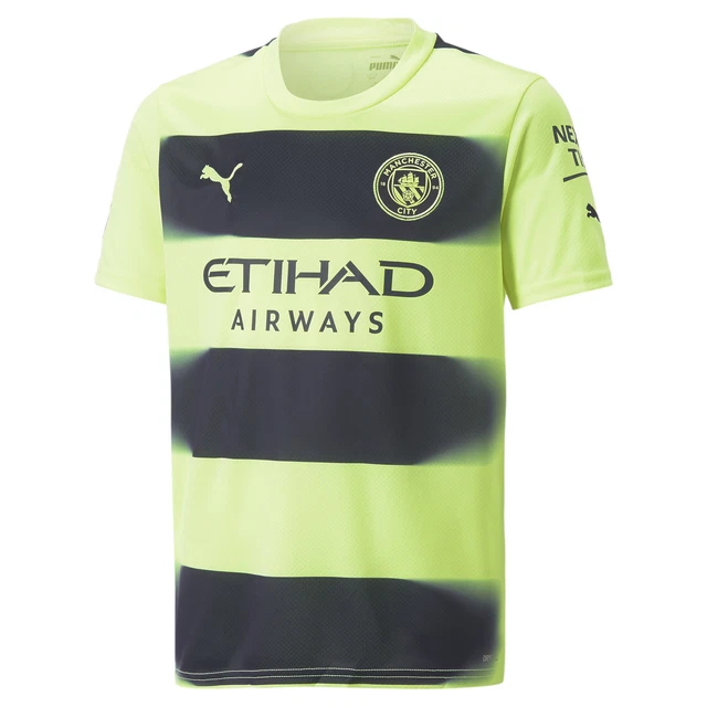 PUMA Manchester City F.C. Third 22/23 Replica Football Jersey Top - Unisex Kids