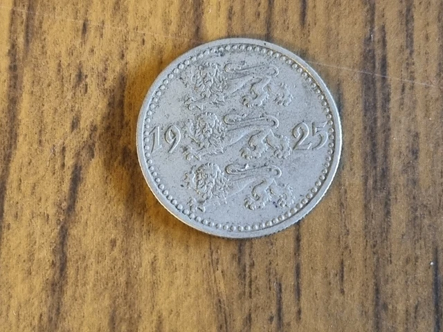 1925 Estonia 10 Marka coin