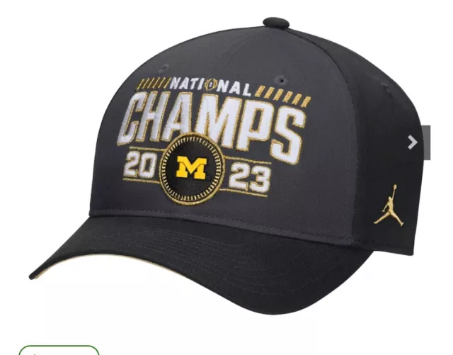 MICHIGAN WOLVERINES 2024 National Champions Locker Room Adjustable Hat