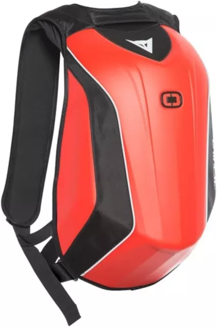 Dainese D-Mach Compact sports Backpack 059 Red/Black - 15 L Capacity Hardshell