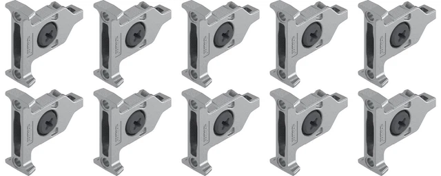 Fixations Blum ZSF.39A2 Pour Tiroir Tandembox - 2x - Argent Zinc - Neuf