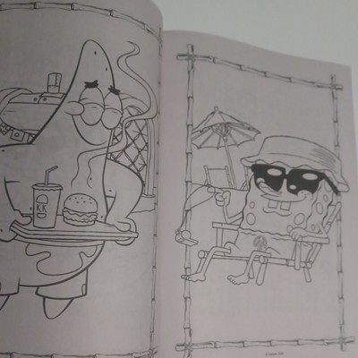 NICKELODEON SPONGEBOB SQUAREPANTS Vitamin Sea Jumbo Coloring/Activity
