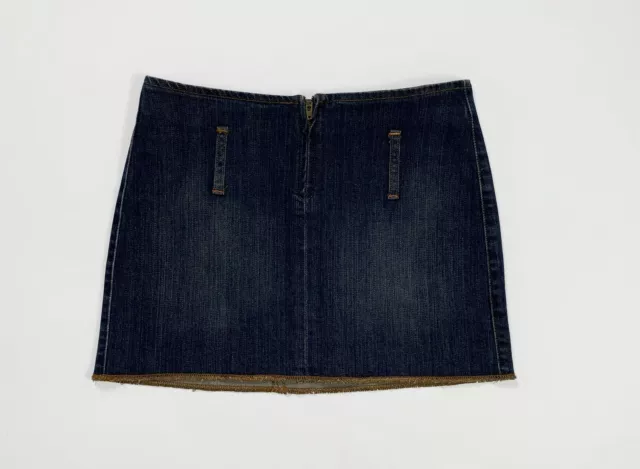 Guess jeans minigonna donna usato XS W26 tg 40 skirt disco hot sexy used T4947