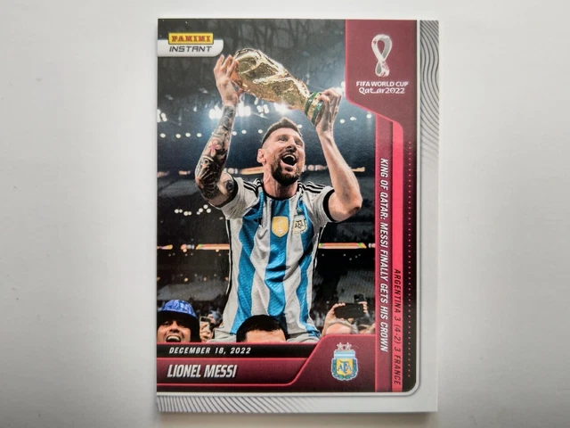 PANINI Instant: FIFA WM World Cup 2022 Qatar 🇦🇷 Lionel Messi #118 Champion