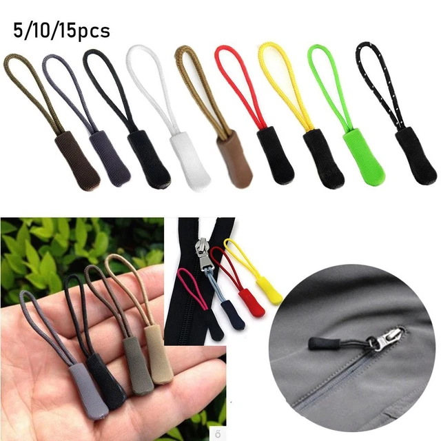 TOOLS ZIP PULLER Replacement Zipper Pull Ends Lock Zips Cord Rope