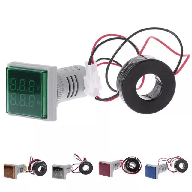 AC60-500V 0-100 A Digital LED Voltmeter Amperemeter Spannungsmesser Strommesser