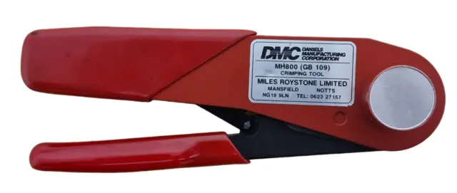 DMC Daniels MH800 (GB 109) Hand Crimp Tool for Electrical Connectors