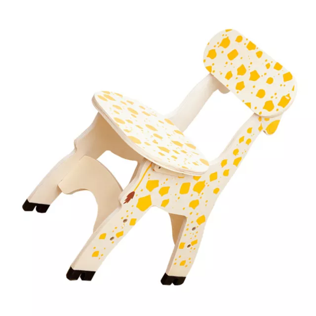 Petit Tabouret En Bois Préscolaire Meubles Pour Enfants Chaise Girafe 2