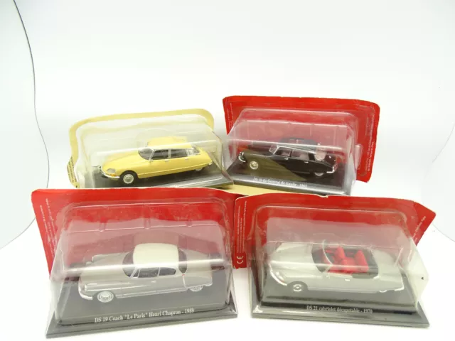 UH / Norev Presse 1/43 - Lot de 4 Citroen DS C