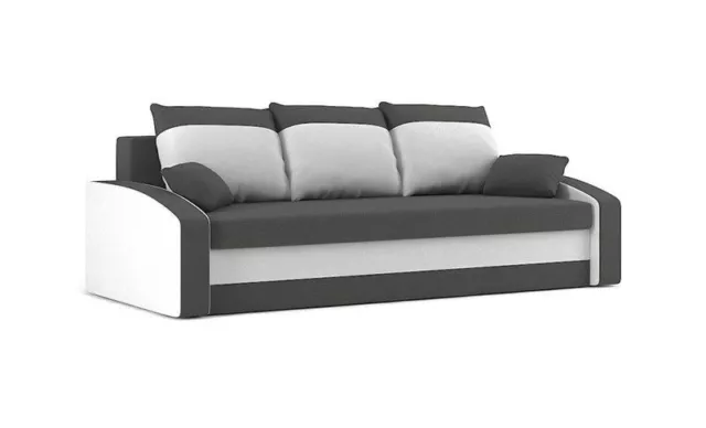 Couch HEWLET mit Schlaffunktion BEST Couch mit Bettkasten!