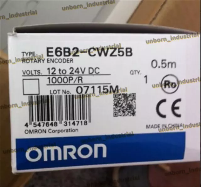 NEW Genuine Omron E6B2-CWZ5B 1000P/R 0.5M E6B2 CWZ5B 1000P/R 0.5M