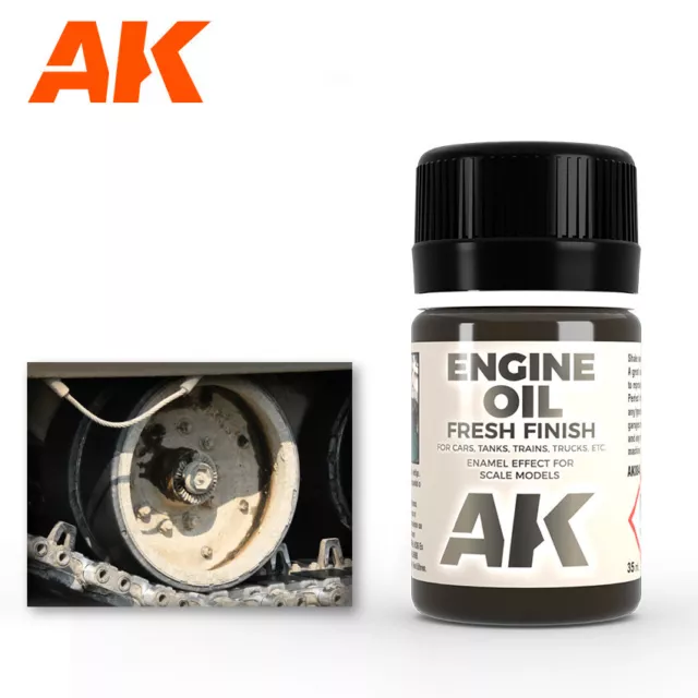 Ak Interactive Ak084 Peinture Enamel Huile moteur 35ml