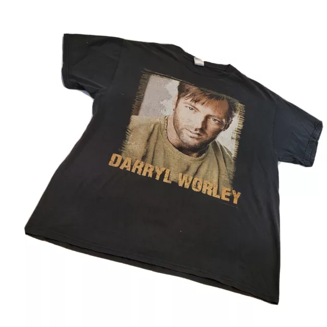 Darryl Worley T-Shirt Size XL 2003 I Miss My Friend Tour Tee Black Vintage 2