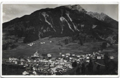 CARTOLINA TRENTINO ALTO ADIGE MOENA 8784 PANORAMA ANNI 50 TRENTO 