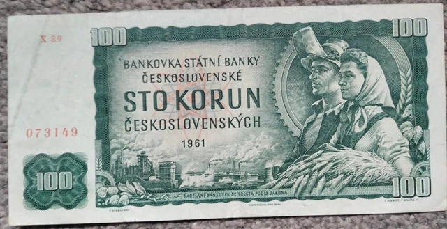 Czechoslovakia 100 Korun 1961  P91j  VF+