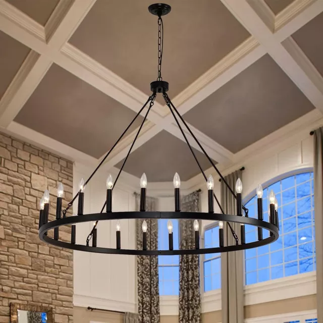 Living Room Ceiling Light Extra Large Chandelier Fixture Modern Industrial Lamp