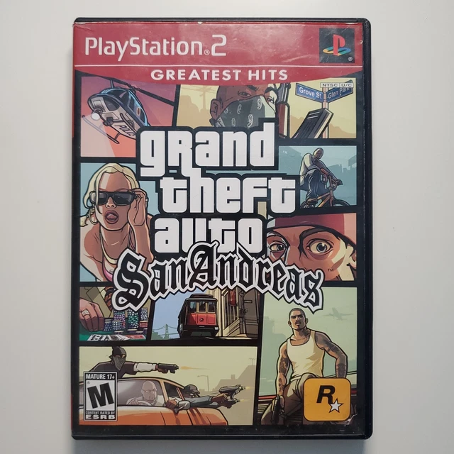 SONY PLAYSTATION 2 - PS2 - Gioco - GRAND THEFT AUTO SAN ANDREAS - GTA ...