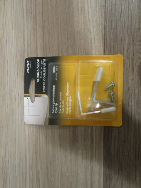 Sliding Door Bottom Guide Aluminum With A Nylon Tip 1"x1-1/2"x1-1/8" V4540 PLPCI