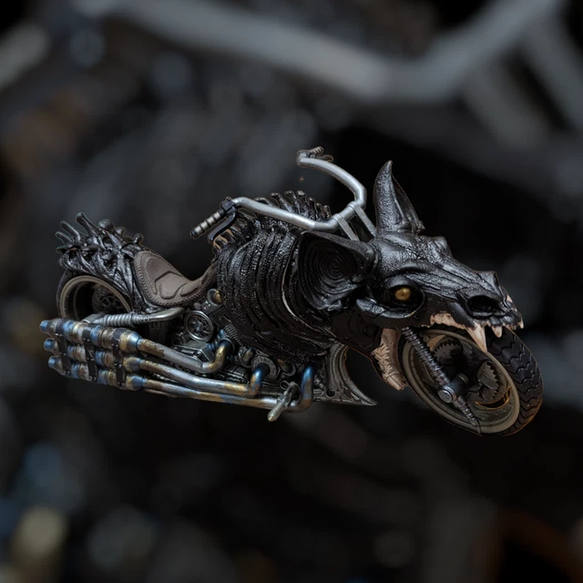 death metal batman motorcycle