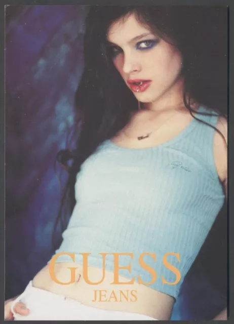 Modern PROMO Postcard for 'Guess' Jeans. Free UK p&p