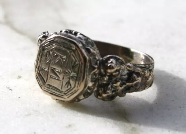 Antique Greek Signet Ring-Mid 18th to 19th century (Ottoman Period). SIZE 10