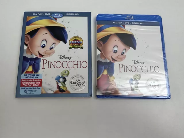 Pinocchio (Blu-ray/DVD/Digital HD) Disney sealed SIGNATURE COLLECTION