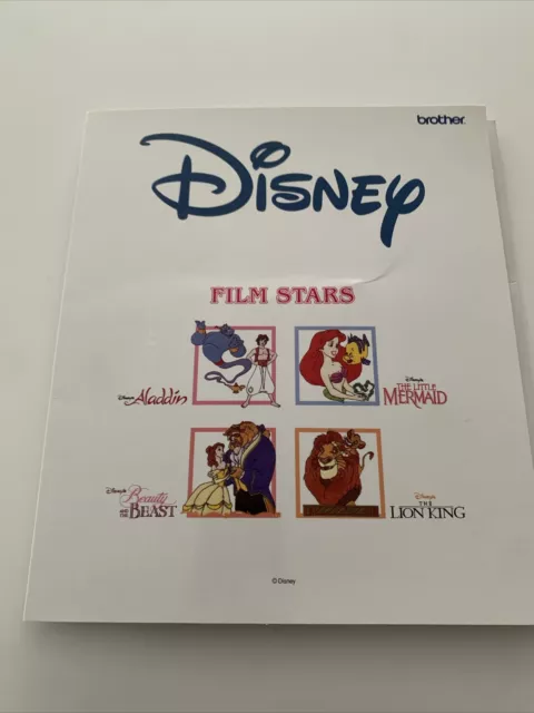 brother embroidery card Disney Film Stars