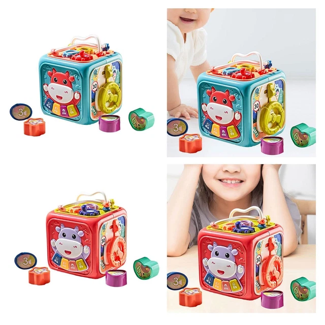 Jouets Montessori - ZGEER - Cubes de jouets d'entraînement sensoriel - Jouets éducatifs pour