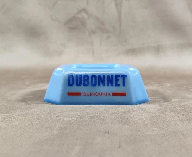 ANCIEN GRAND CENDRIER Publicitaire DUBONNET QUINQUINA en Opaline CASSANDRE ? EUR 45,00 - FR