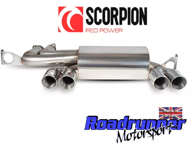 Scorpion BMW M3 E46 Stainless Steel Back Box Exhaust Rear Silencer Quad (01-06)