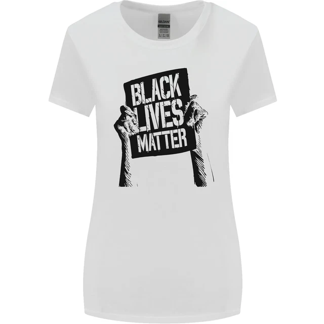 T-shirt Power Punch Lady Noir - Gildan, Tailles S-3XL, Neuf Qualité, Droits Civiques