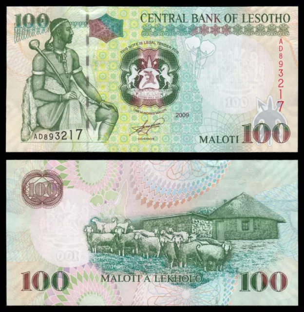 Lesoto - Lesotho  100 Maloti  2009  Pick 19e   SC = UNC