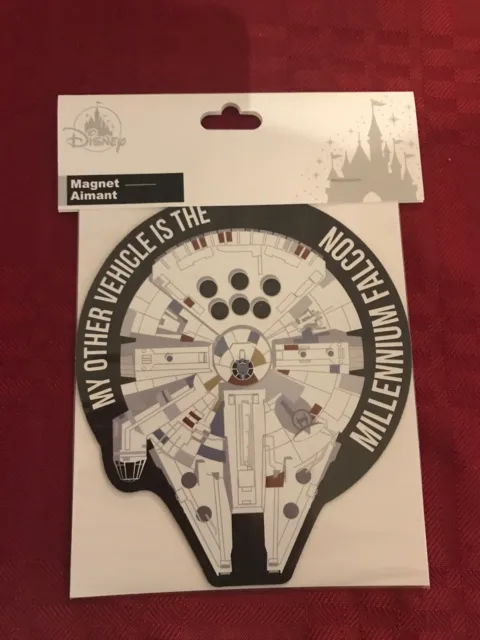 Disney Parks Star Wars Millennium Falcon My Other Vehicle Ride Car Magnet NEW