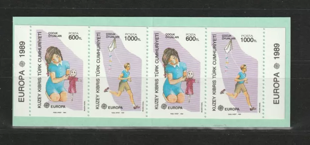 CHYPRE TURC / CYPRUS TURKISH POST 1989 / EUROPA CEPT  Carnet/Booklet  Neuf**/MNH