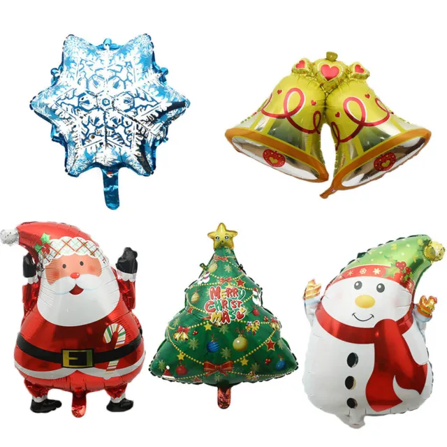Helio Lindo Inflables Santa Claus Foil Balloon Navidad Decoracion de cumpleaños
