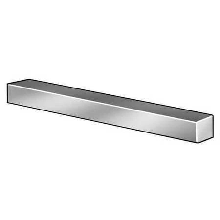Zoro Select Wwg8003031000 Undersized Key Stock, A4 Stainless Steel, Plain, 1000