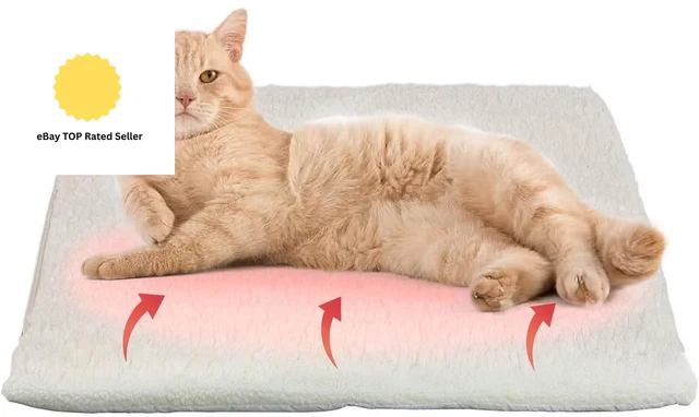 Zelfverwarmend Kattenbed,Geïsoleerd Warm Niet Elektrisch