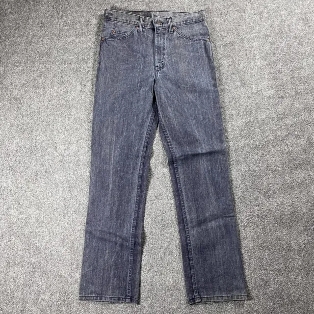 VINTAGE 70s Levis Denim Jeans Size 30x32 40509 USA Overdyed Black NOS DEADSTOCK 2